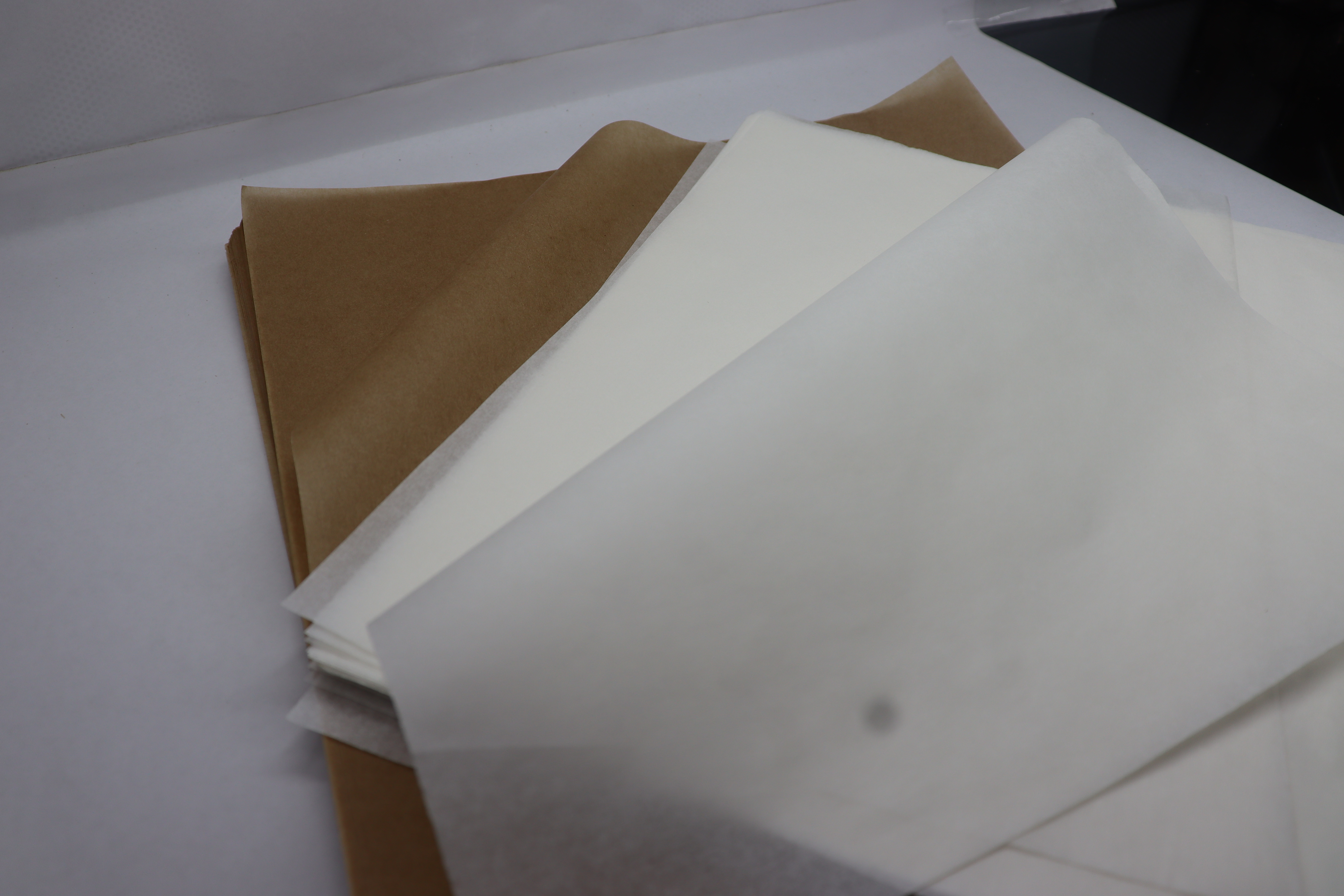 Brown Food Grade Two 2 Side Coated Butter Paper - Feature: Greaseproof