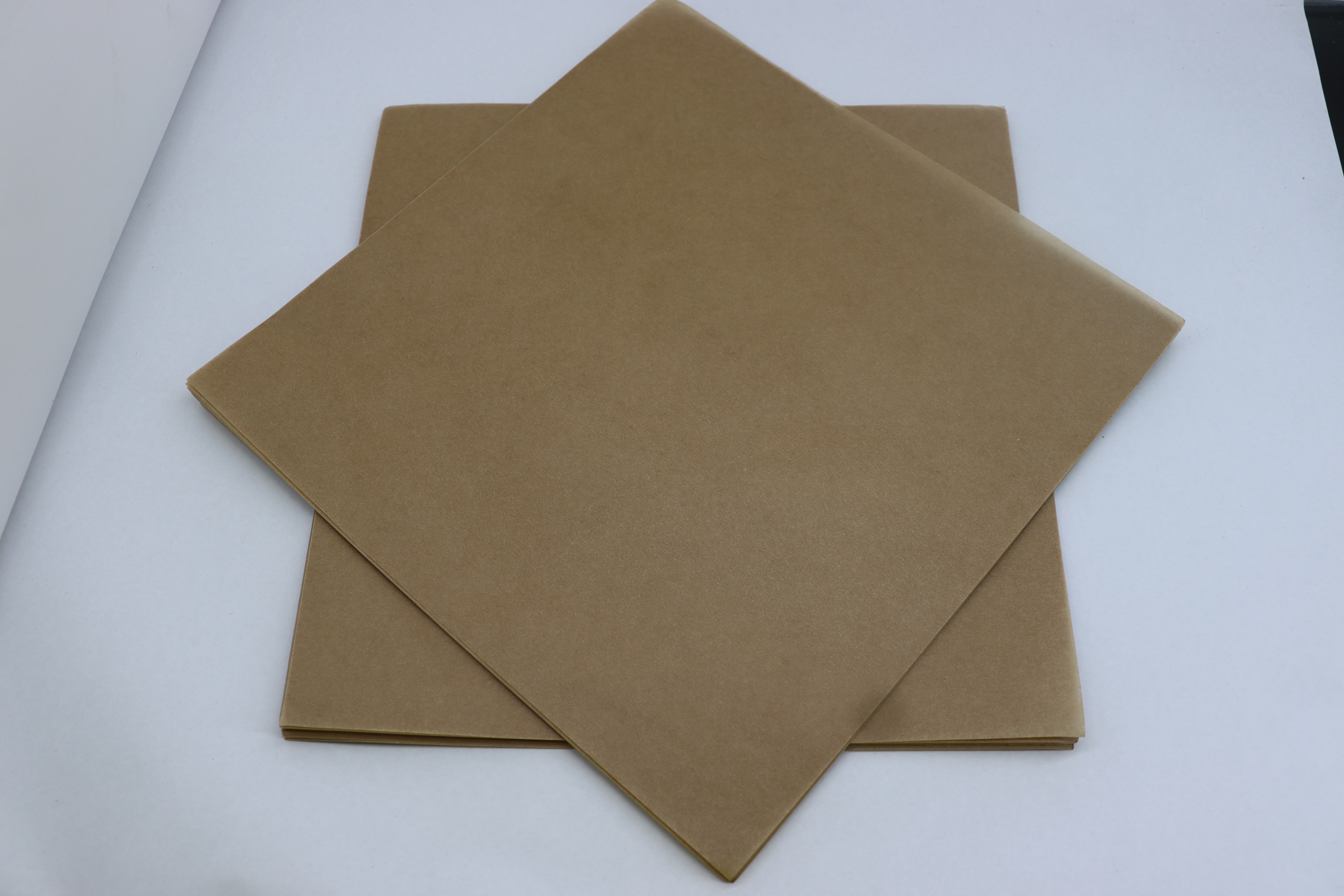 Brown Food Grade Two 2 Side Coated Butter Paper - Feature: Greaseproof