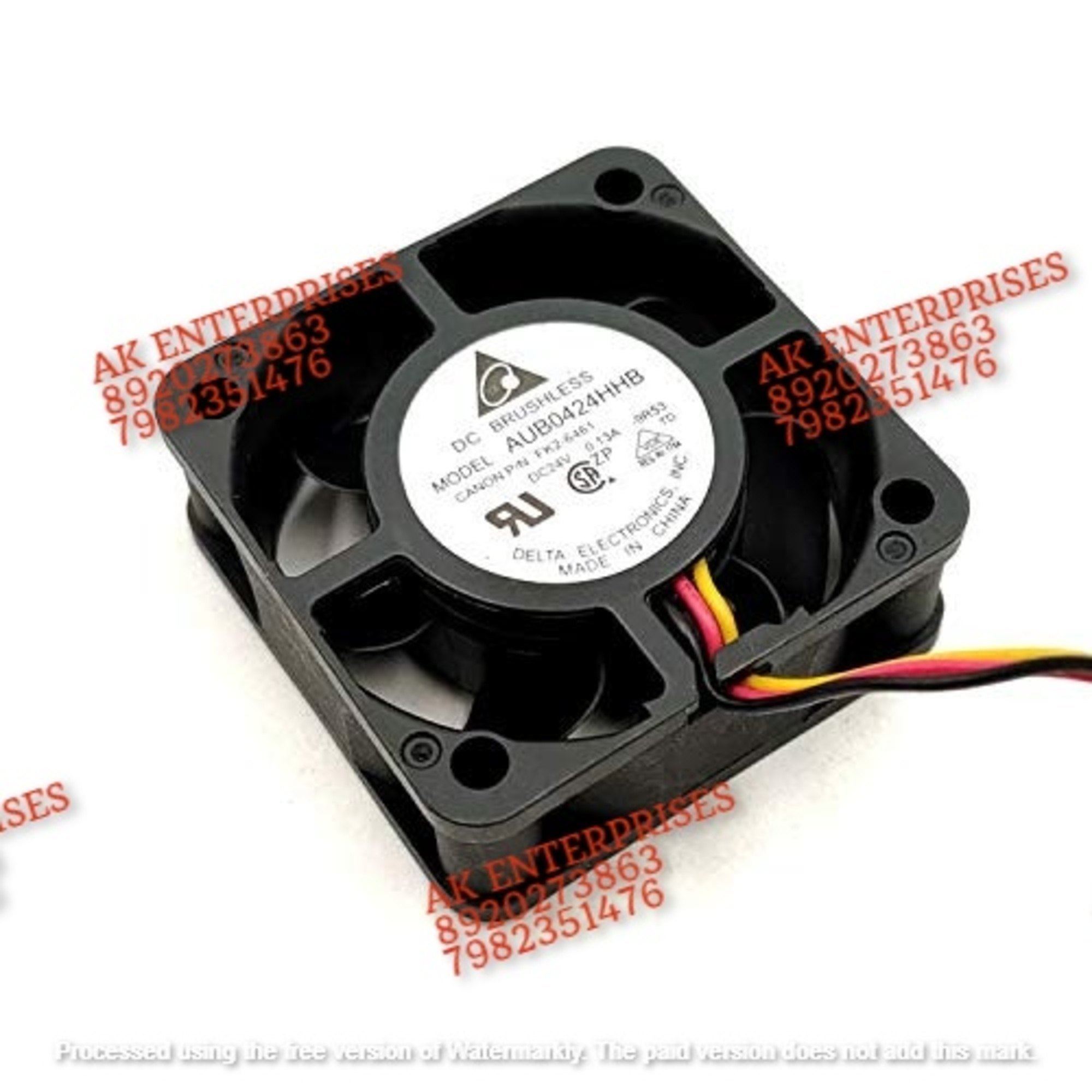 Delta Aub0424hhb Axial Fan 24v-0.13a Dc Brushless Air Cooling Fan 3000 Rpm 40 * 40 * 15mm 3-wire