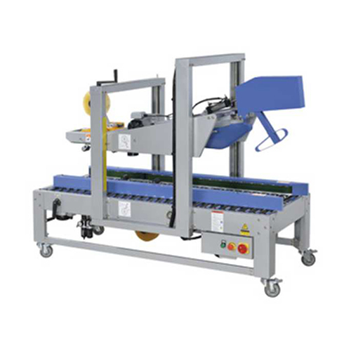 Automatic Carton Sealing Machine Self Adjustment Auto Flap Closing Type - Color: Grey