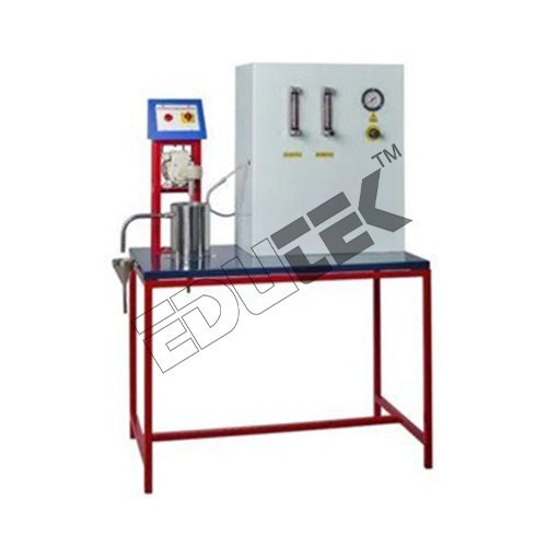 R.t.d. Studies In Packed Bed Reactor Apparatus - Borosilicate Glass Reactor Column, 20 Ltr Stainless Steel Feed Tank, Rasching Rings | Engineering Testing Equipment For Fluid Dispersion Analysis