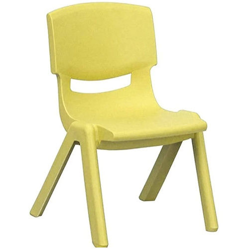 Yellow Kids School Chair - Feature: Eco-Friendly