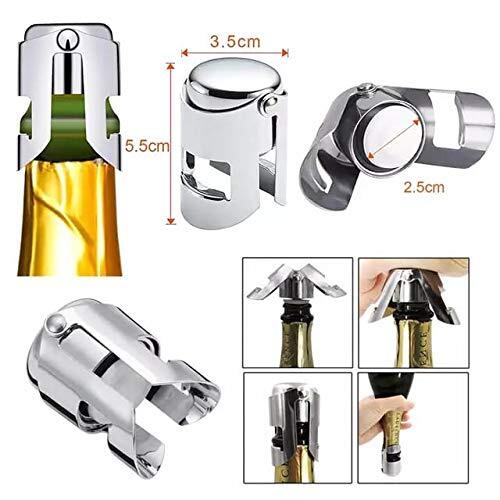 On Da House Wyne Accessories Set - Stainless Steel, Standard Size - Black And Silver | 6 Piece Gift Box, Manual Operation, 1 Year Warranty