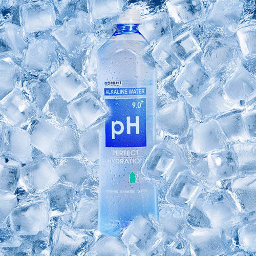 Alkaline Water - 500 Grams Plastic Bottle | Infused With Essential Minerals, 6 Months Shelf Life, Balances Ph Levels