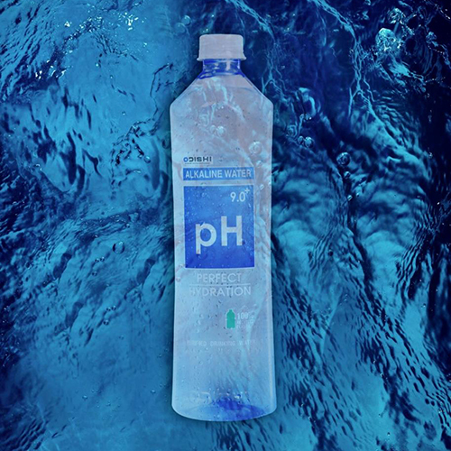 Alkaline Water - 500 Grams Plastic Bottle | Infused With Essential Minerals, 6 Months Shelf Life, Balances Ph Levels