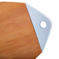 CHERRYBOX On Da House Bamboo Chopping - Cutting Board | Silicone Holder/Grip (31 x 20.5)