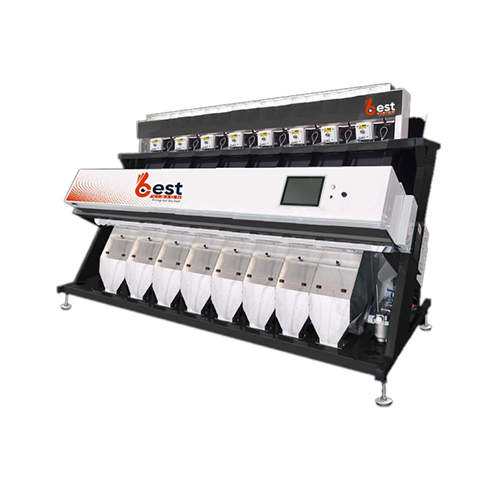 PDBAB-320733901 10 Chute Sorter Machine - 4092x1644x2013mm 1900-2000kg Weight 220V Power Supply 10 Sorting Channels 0.6~0.8 kgf/cm2 Air Pressure