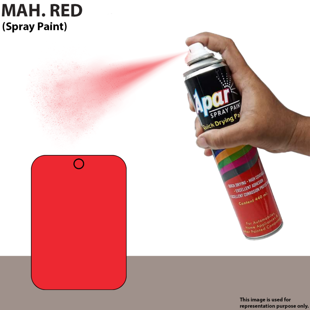 Apar Spray Paint Mah. Red Compatible For Mahindra Tractors -440ml - Physical Form: Liquid