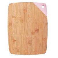 CHERRYBOX On Da House Bamboo Chopping | Cutting Board - Silicone Grip (30.5 x 23)