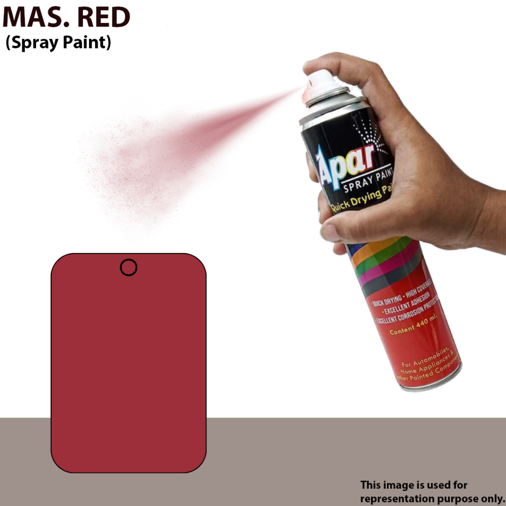 Apar Spray Paint Mas. Red  Compatible for Massey Tractors -440ml