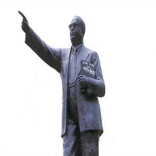 Dr Bhim Rao Ambedkar Human Statue - Color: Grey