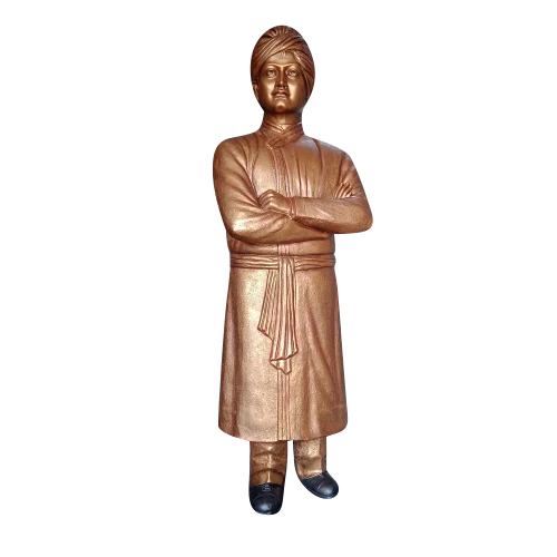 Frp Swami Vivekananda Statue - Color: Brown