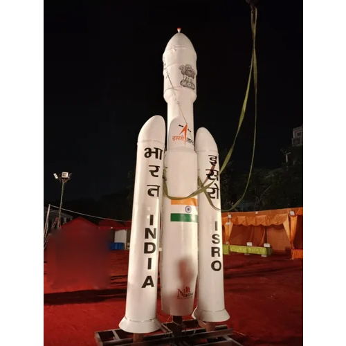 20 Feet Fiber Chandra yaan Sculpture