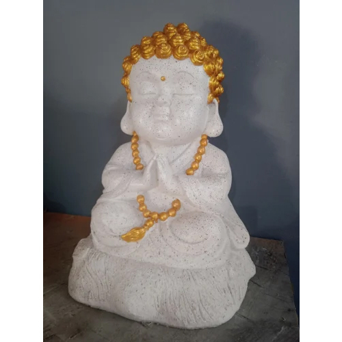 15 Inch Resin Buddha Statue - Style: Modern Arts