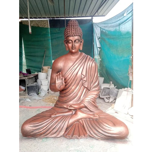 Frp Gautam Buddha Statue - Color: Grey