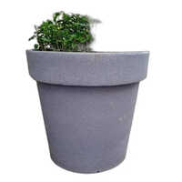 Frp Decorative Pot - 4 Feet Size, Lightweight Ivory White Finish For Indoor & Outdoor Use