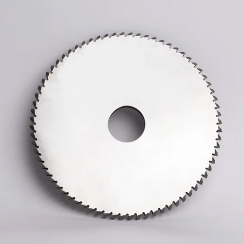 Solid Carbide Slitting Cutter Blade - Color: Silver