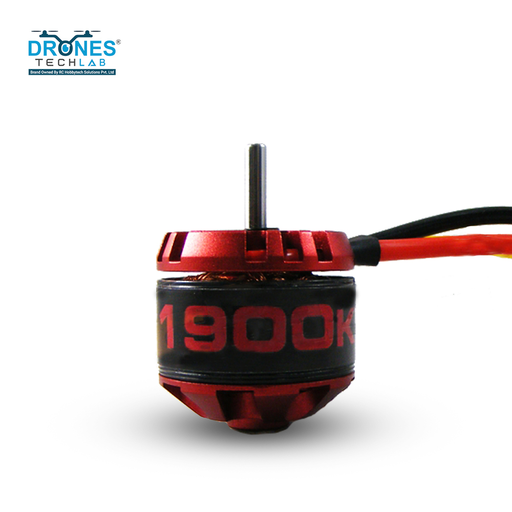 Avionic 1900Kv Drone Motor - Color: Black And Red