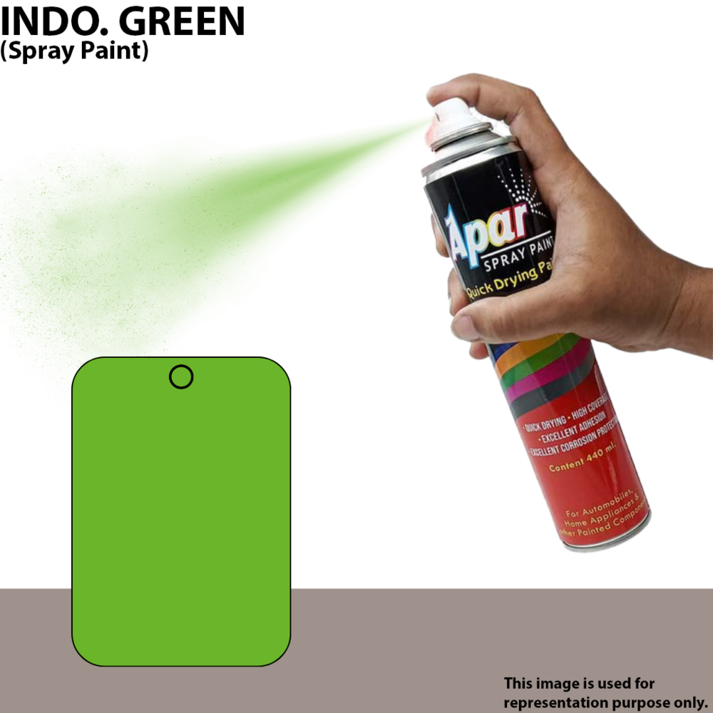 Apar Spray Paint Indo. Green  Compatible for Indofarm Tractors -440 ml