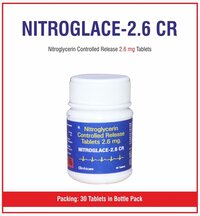 Nitroglace-2.6cr Tablet - Acid Value: Not Applicable For This Formulation