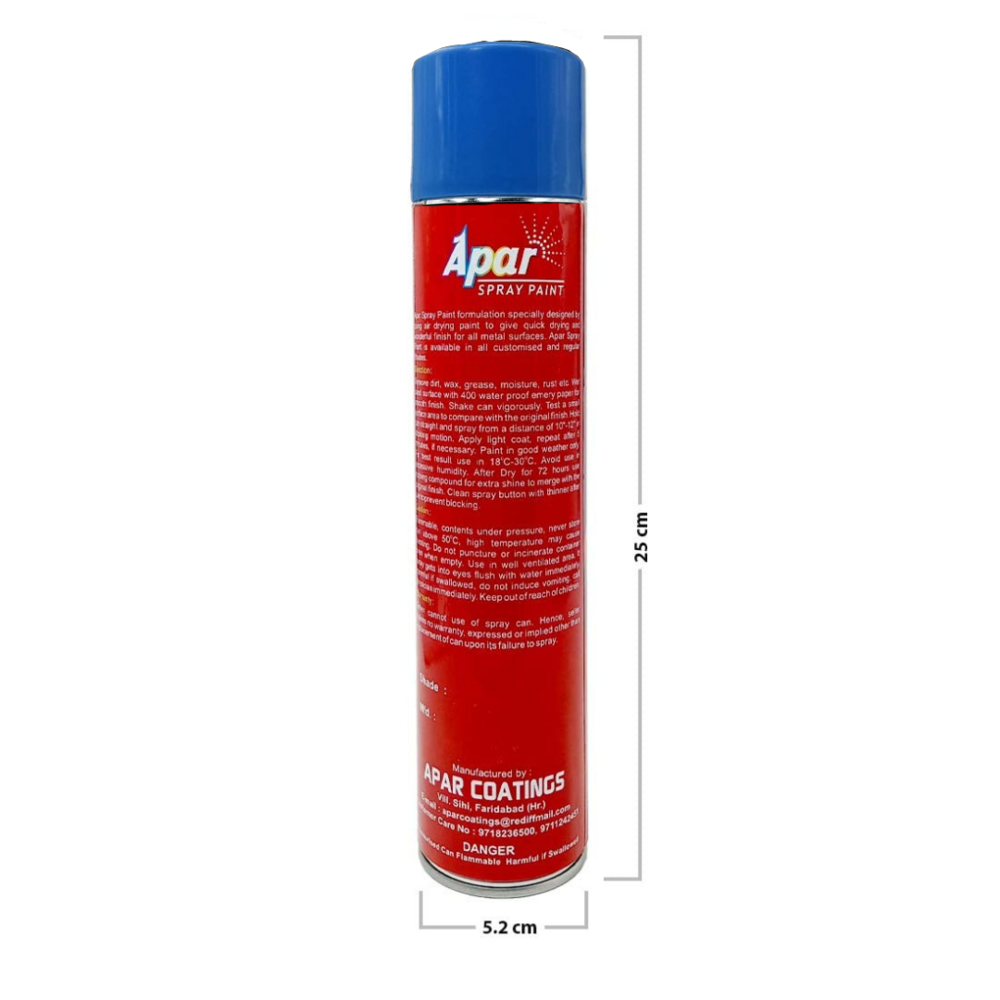 Apar  Spray Paint Sw. Blue  Compatible for Swaraj Tractors -440 ml