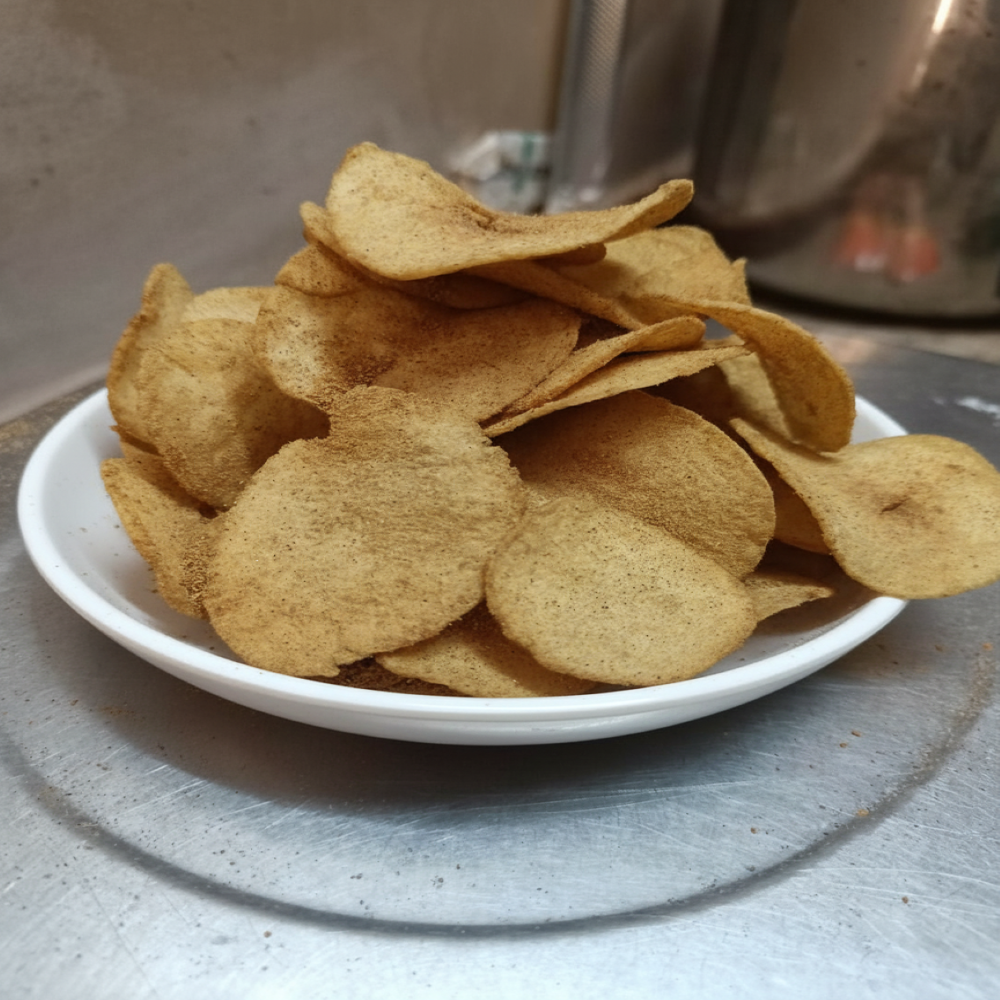 Potato Chips Cheese Garlic Flavour