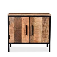 Brown Bed Side Cabinet - Artwork: Handmade