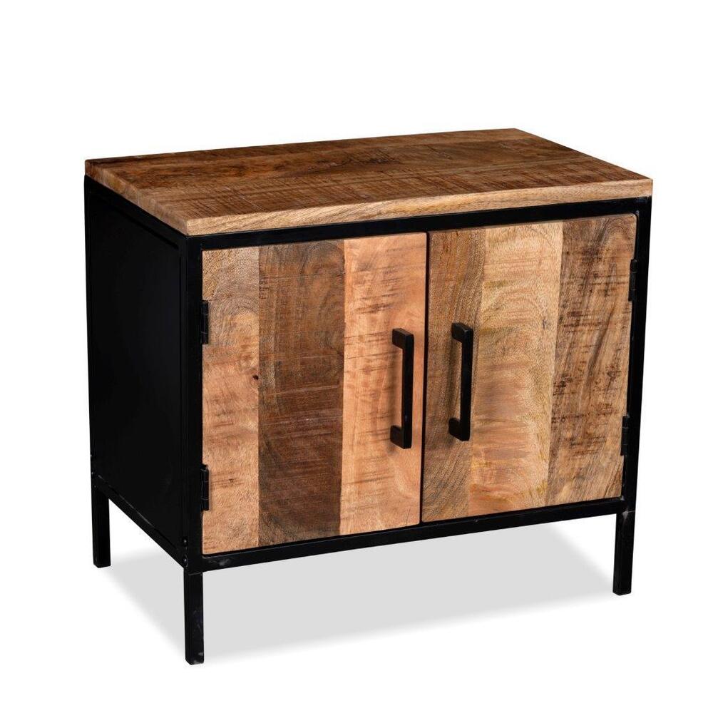 Brown Bed Side Cabinet - Artwork: Handmade