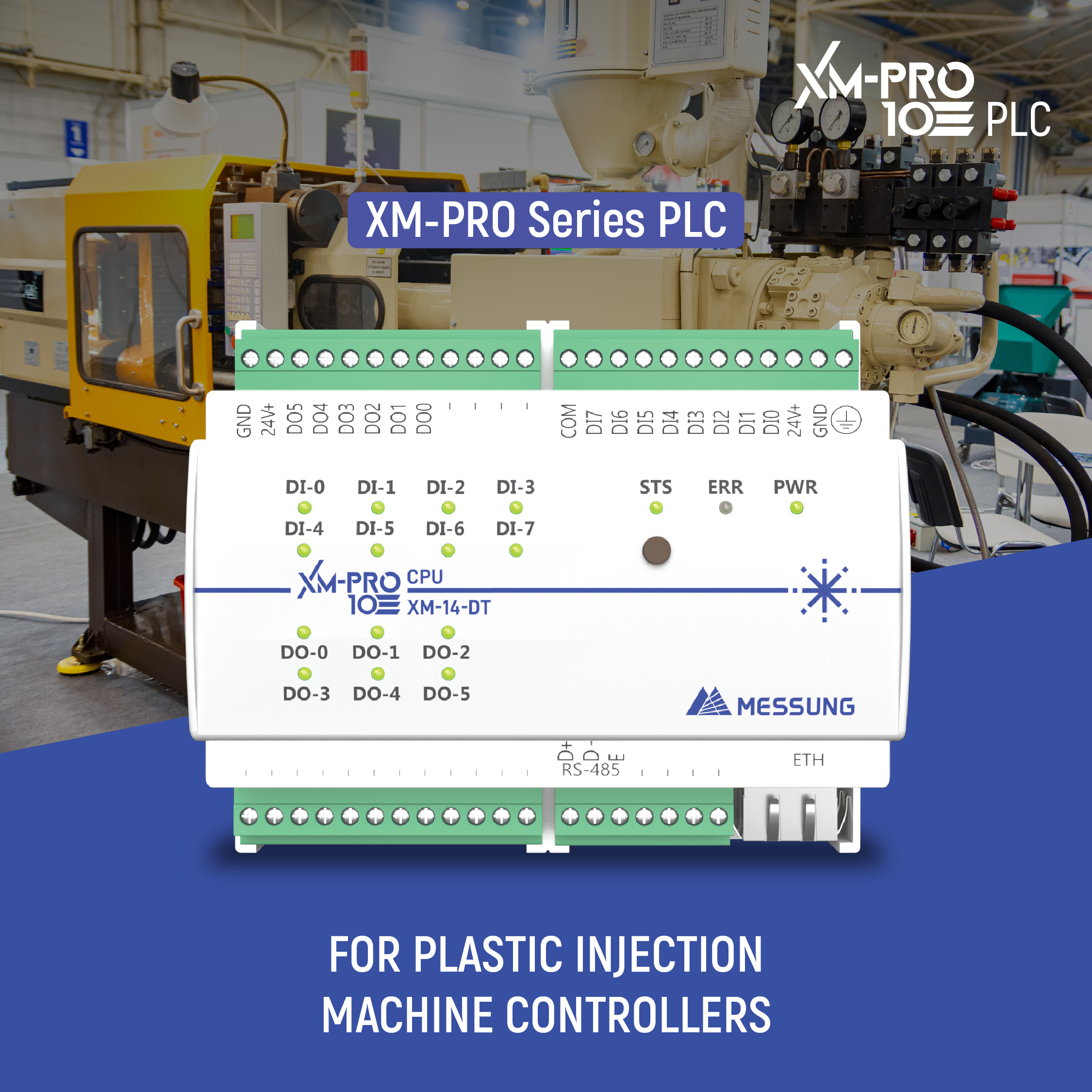 XM-PRO PLC Plastic Injection Machine Controller