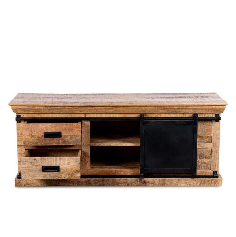 Wooden Side Board With Iron Door - Furniture Type: Home Furniture