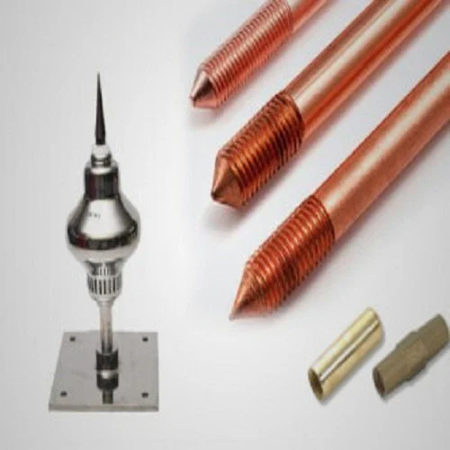 Earthing Lightning Arrester - Stainless Steel, 50-60 Hertz Frequency | Overvoltage Protection, Ingress Protection for Industrial Use