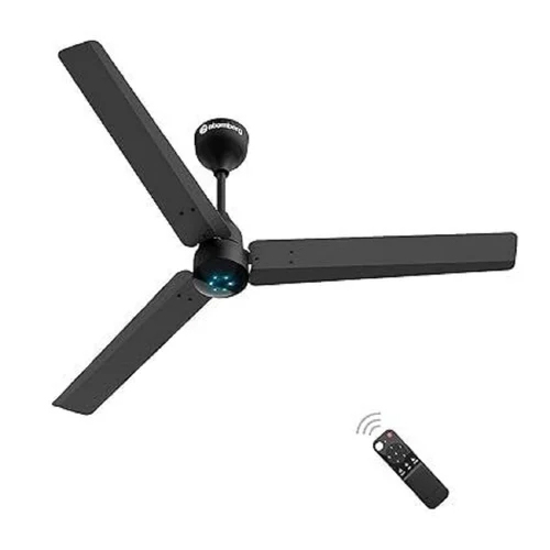 Luker Make Bldc Ceiling Fan Black Chrome - Material: Iron