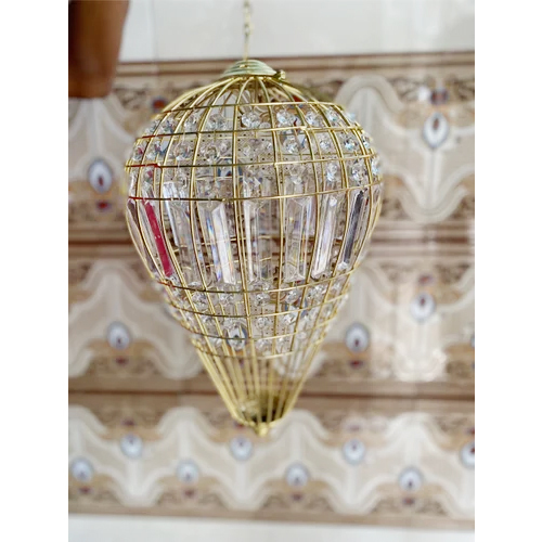 Balloon Crystal Chandelier - Color: Golden