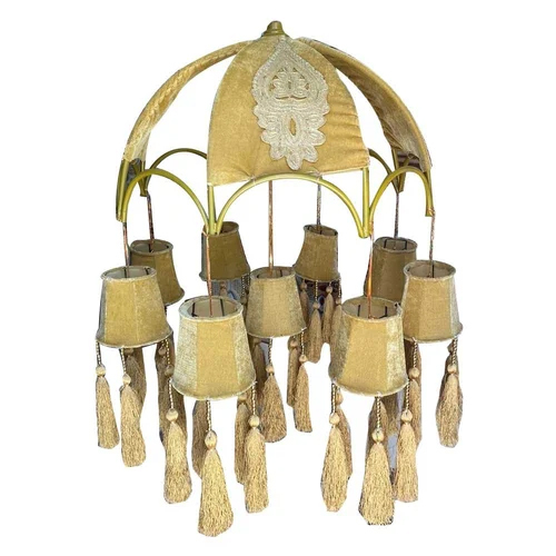Velvet Hanging Chandelier