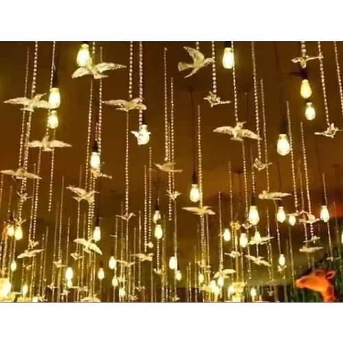 LED Light Crystal Birds Chandelier