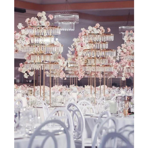 5ft Crystal Hanging Chandelier