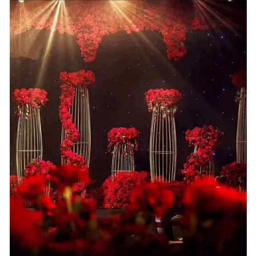 Iron Flower Decorative Stand