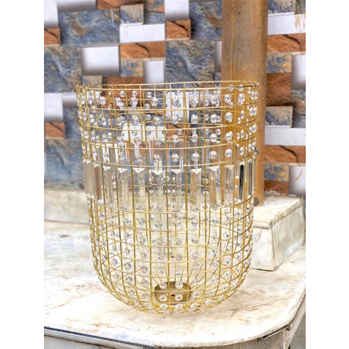 Crystal Candle Stand - Finishing: Gold