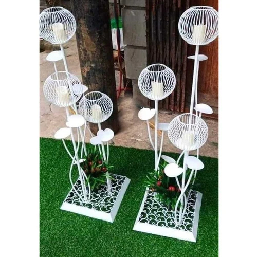 2.5 Feet LED Iron Stand Candle Holder