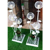 2.5 Feet LED Iron Stand Candle Holder