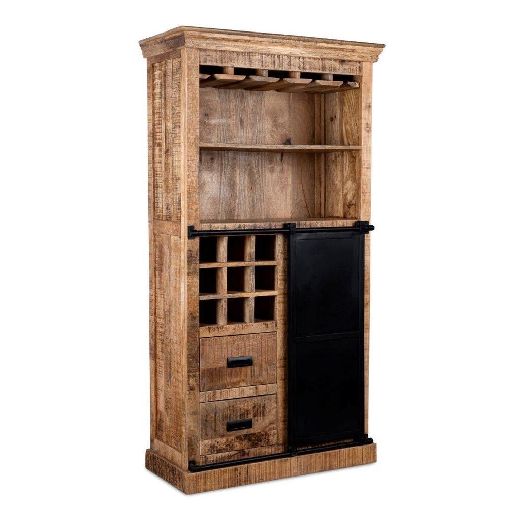 Wooden Cabinet with 2 Drawer