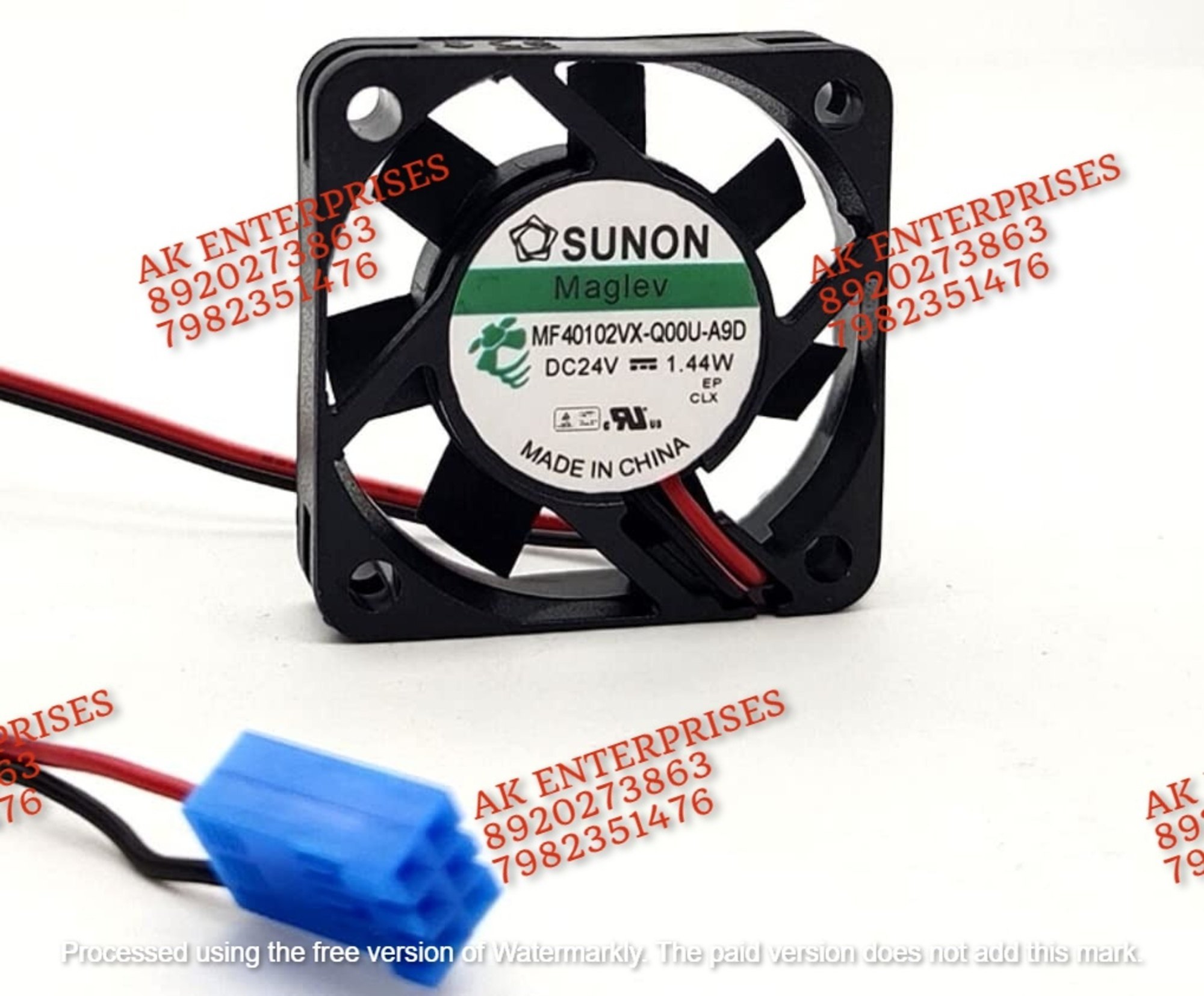  SUNON MF40102VX-Q00U-A9D Axial Fan 24V-1.44W DC Brushless Air Cooling Fan 5500 RPM 2-WIre