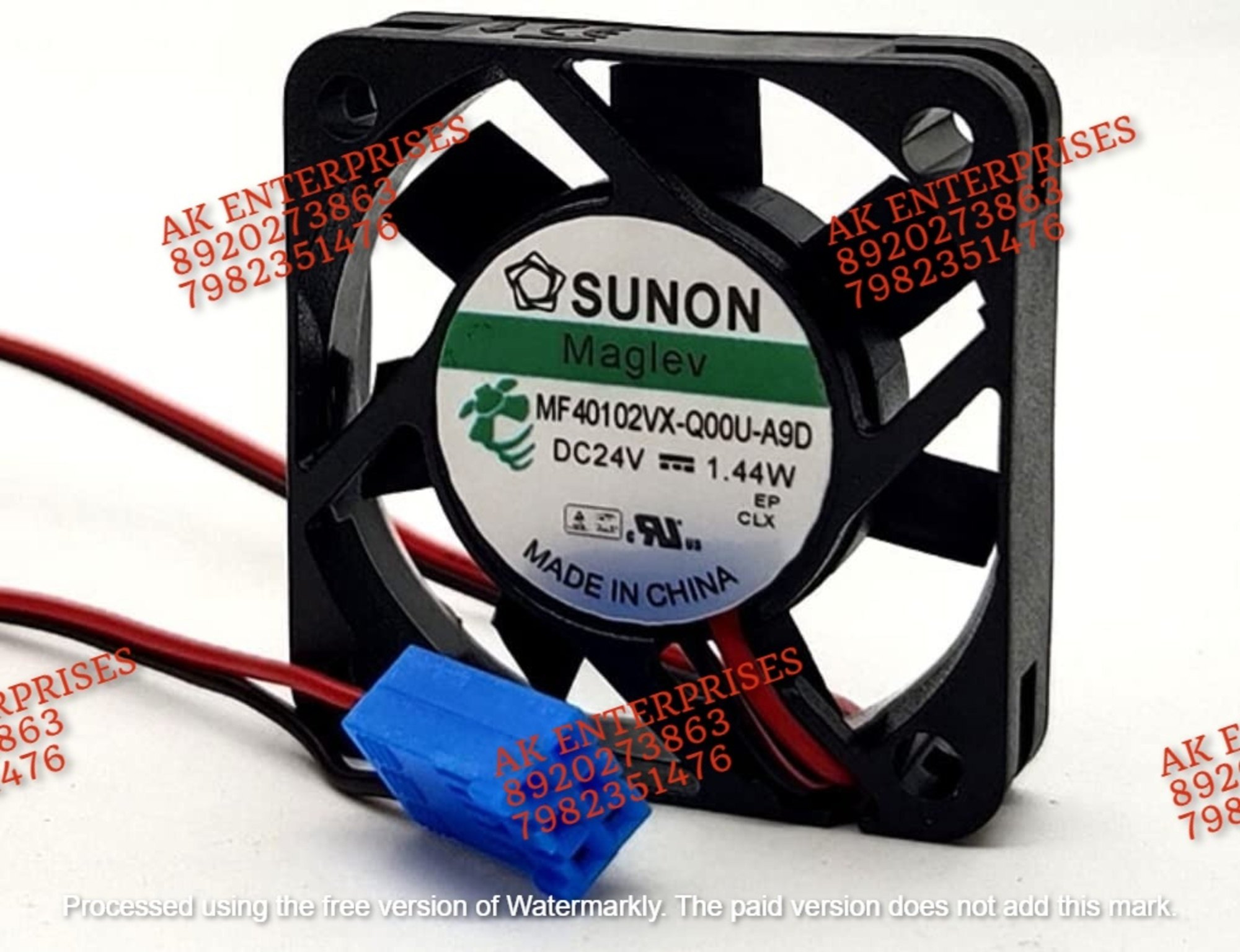  SUNON MF40102VX-Q00U-A9D Axial Fan 24V-1.44W DC Brushless Air Cooling Fan 5500 RPM 2-WIre