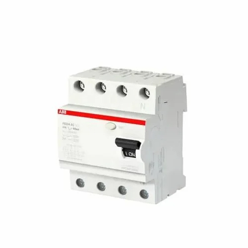 Residual Current Circuit Breaker - 4 Poles, 50 Hertz, 240 Volt | White, Single Phase, Essential Safety Component