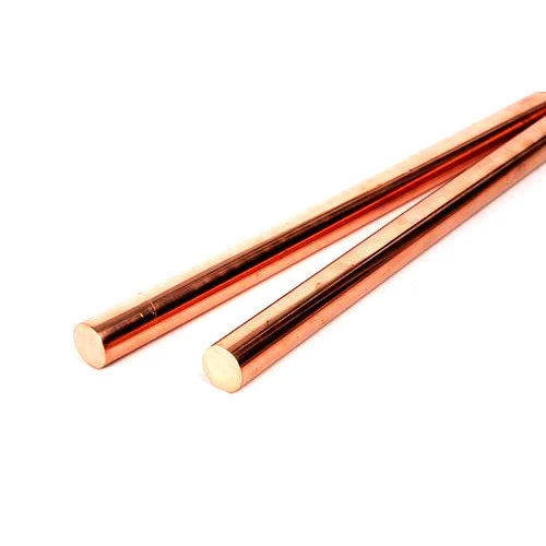 Copper Round Rod - Length: 1-3 Meter (M)