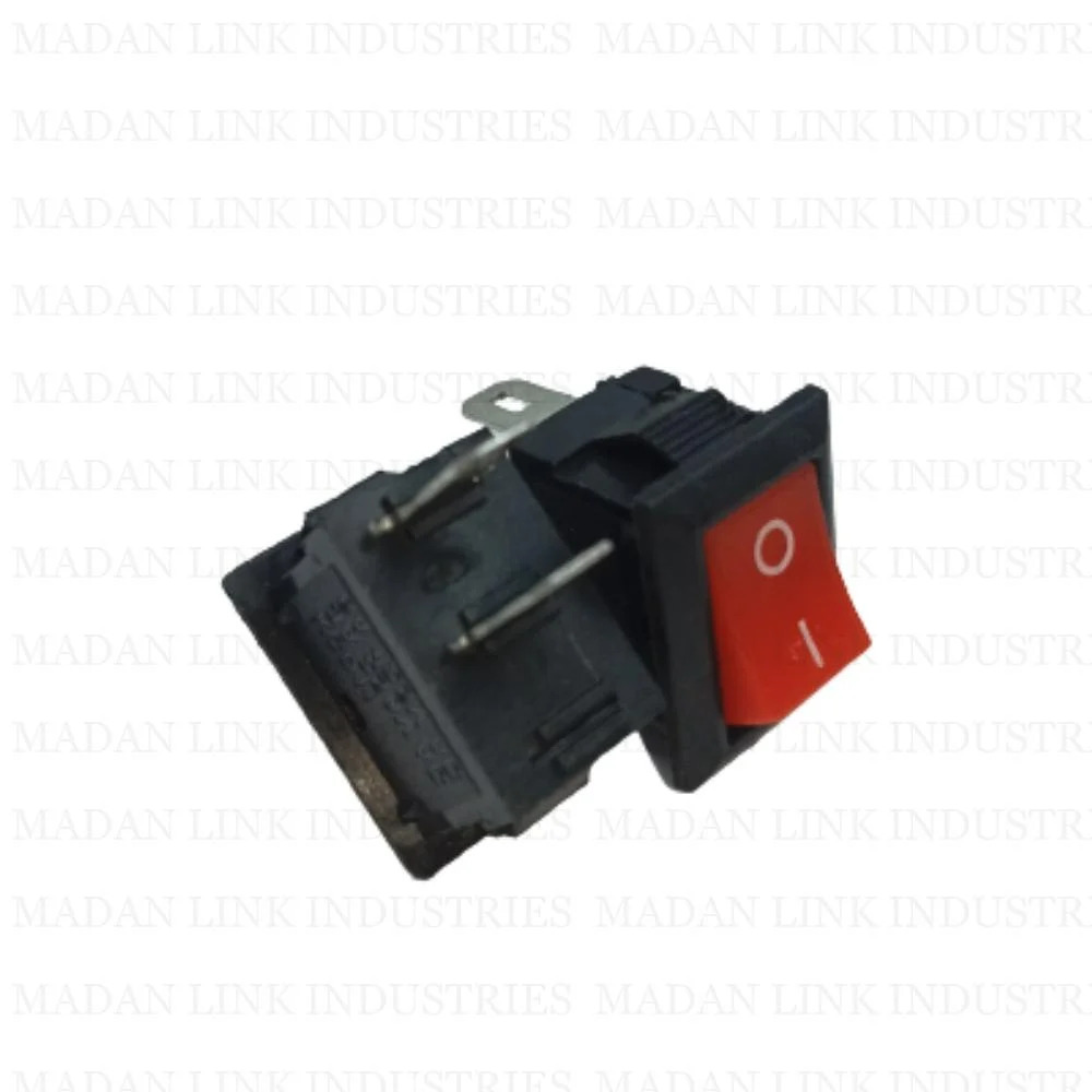 ROCKER SWITCH MINI RED 2 PIN LONG LEG