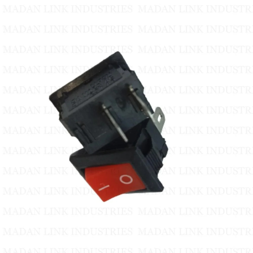 ROCKER SWITCH MINI RED 2 PIN LONG LEG