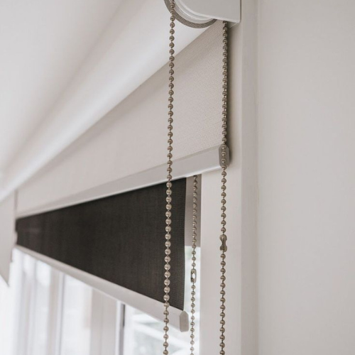 Window Roller Blind - Color: Grey