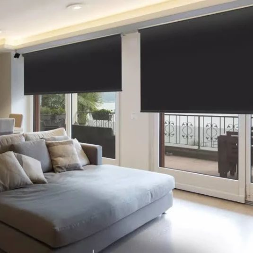 Window Roller Blind - Color: Grey