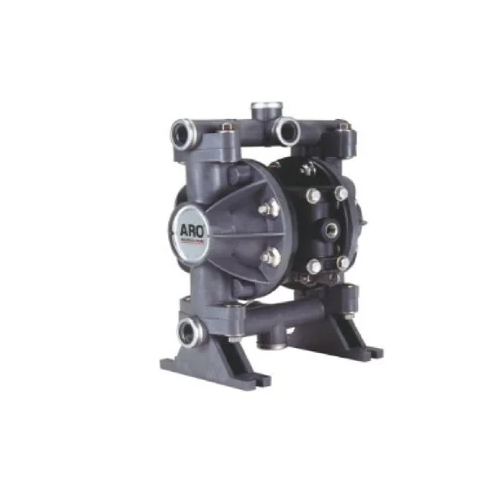 1-2 Inch' Air Oopertaed Double Diaphragm Pump - Color: Black